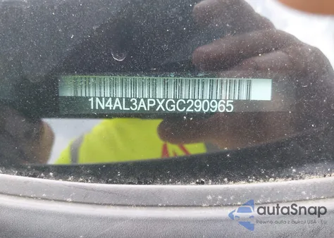 2016 Nissan Altima 2.5 Sr z USA, uszkodzony, nr VIN 1N4AL3APXGC290965